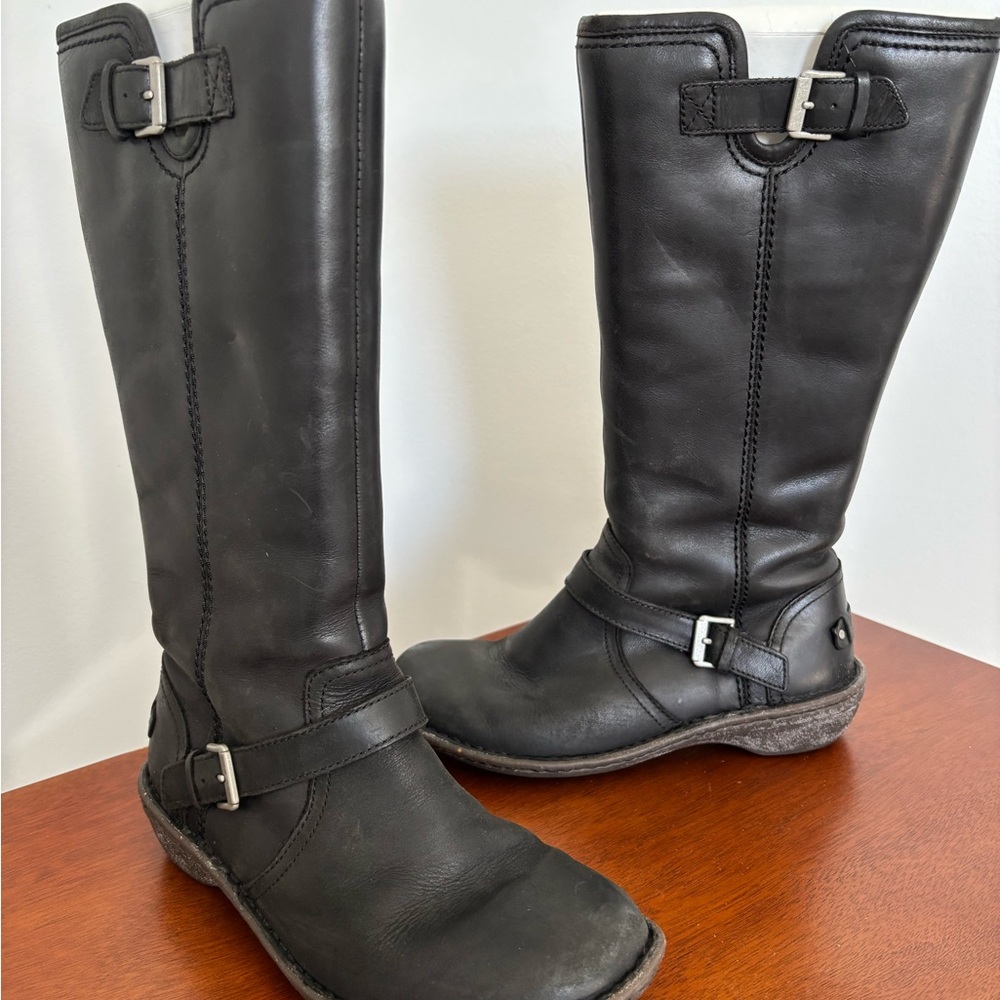 Ugg Black Leather Boots